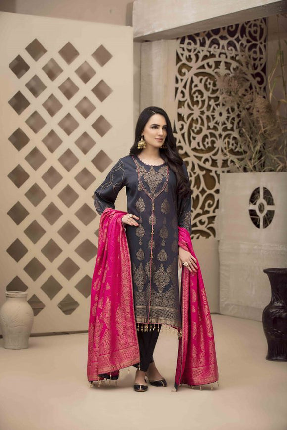 Linen Broshia Banarsi by Tawakkal  US-DT-1407