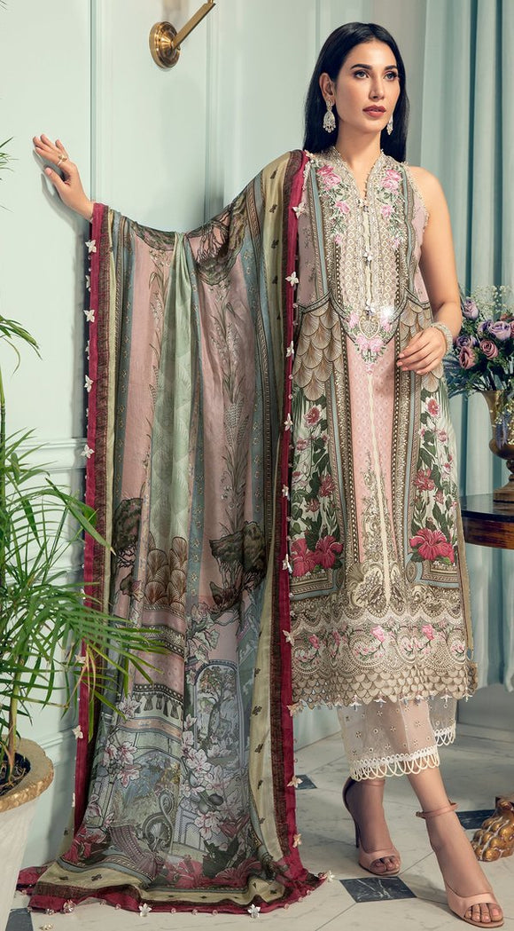 KARA-L'AMOUR DE VIE Luxury Lawn by Anaya US-AL21-09B