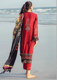 CORAL-Baroque Embroidered Khaddar Collection US-BK-09