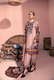 Pink Clay-Farasha Embroidered Linen Unstitched Winter Collection US-F04-PC