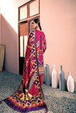 Berry Blush-Farasha Embroidered Linen Unstitched Winter Collection US-F06-BB