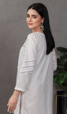 Lakhany Classic White Pret 1 Piece Stitched Embroidered Shirt US-LSM-2098