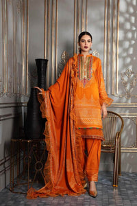 Orange Swing- Charizma Marina Jacquard Collection -US-CMJ-07